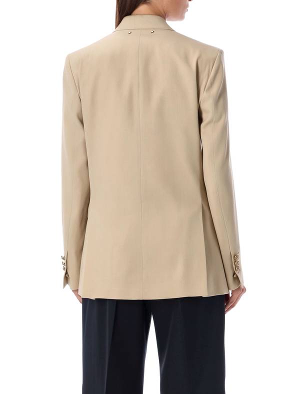 Golden Goose Double Breasted Wool Blazer - Sand