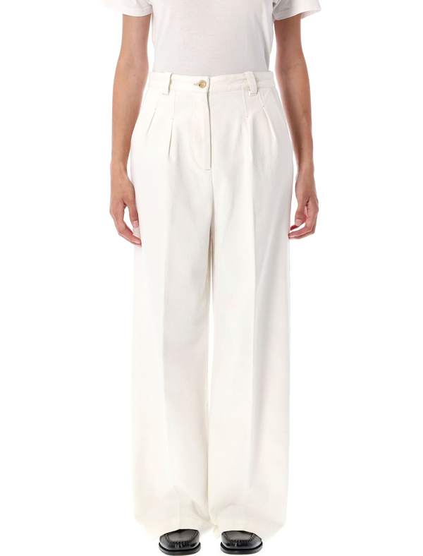 A.P.C. Tressie Denim Chino Trousers - Off White