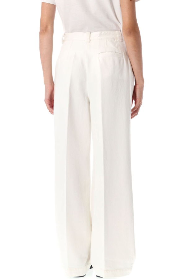 A.P.C. Tressie Denim Chino Trousers - Off White