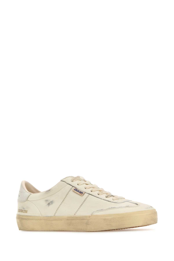 Golden Goose White Leather Soul Star Sneakers - Whitemilk