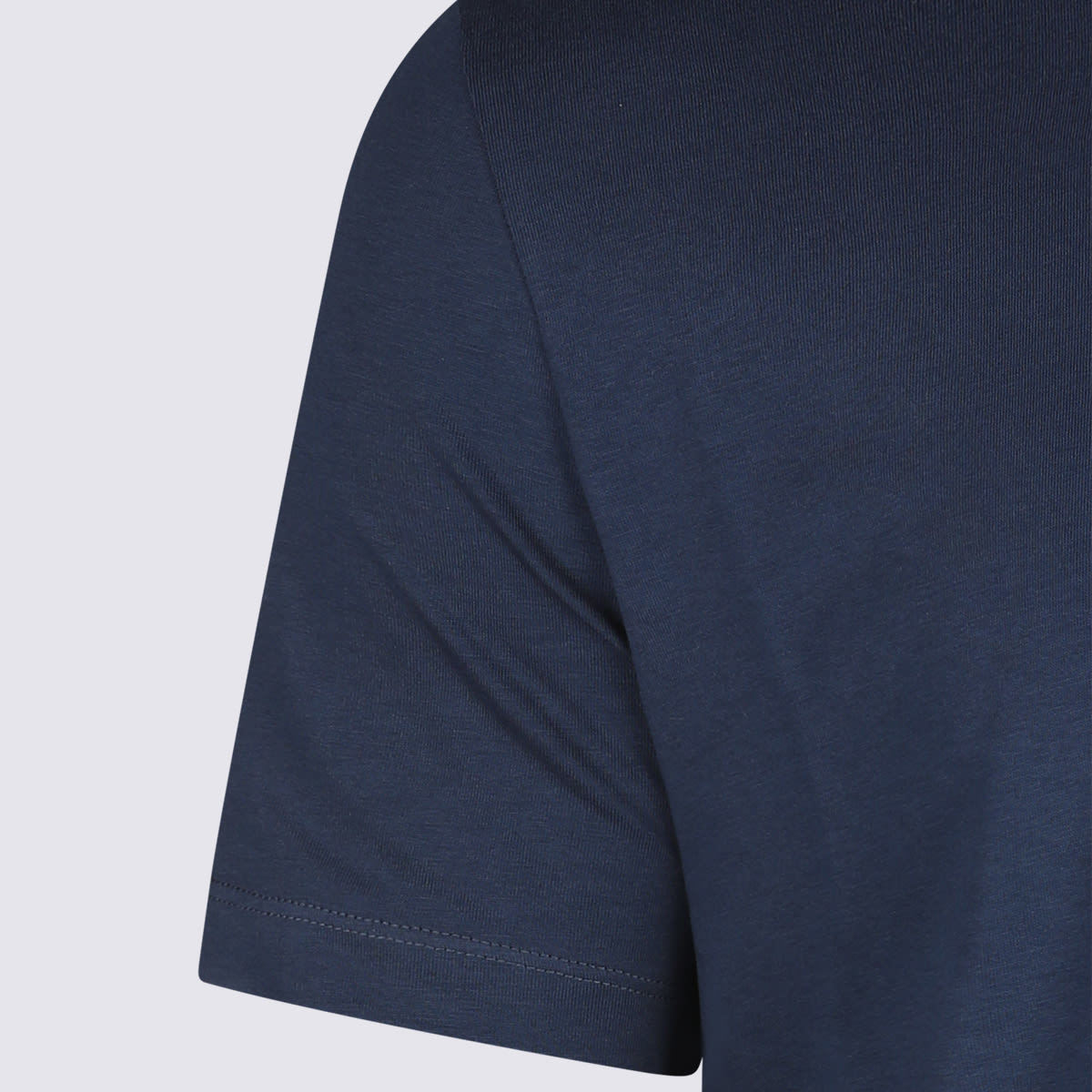 Marni Navy Cotton T-Shirt - Navy - Image 4 of 4
