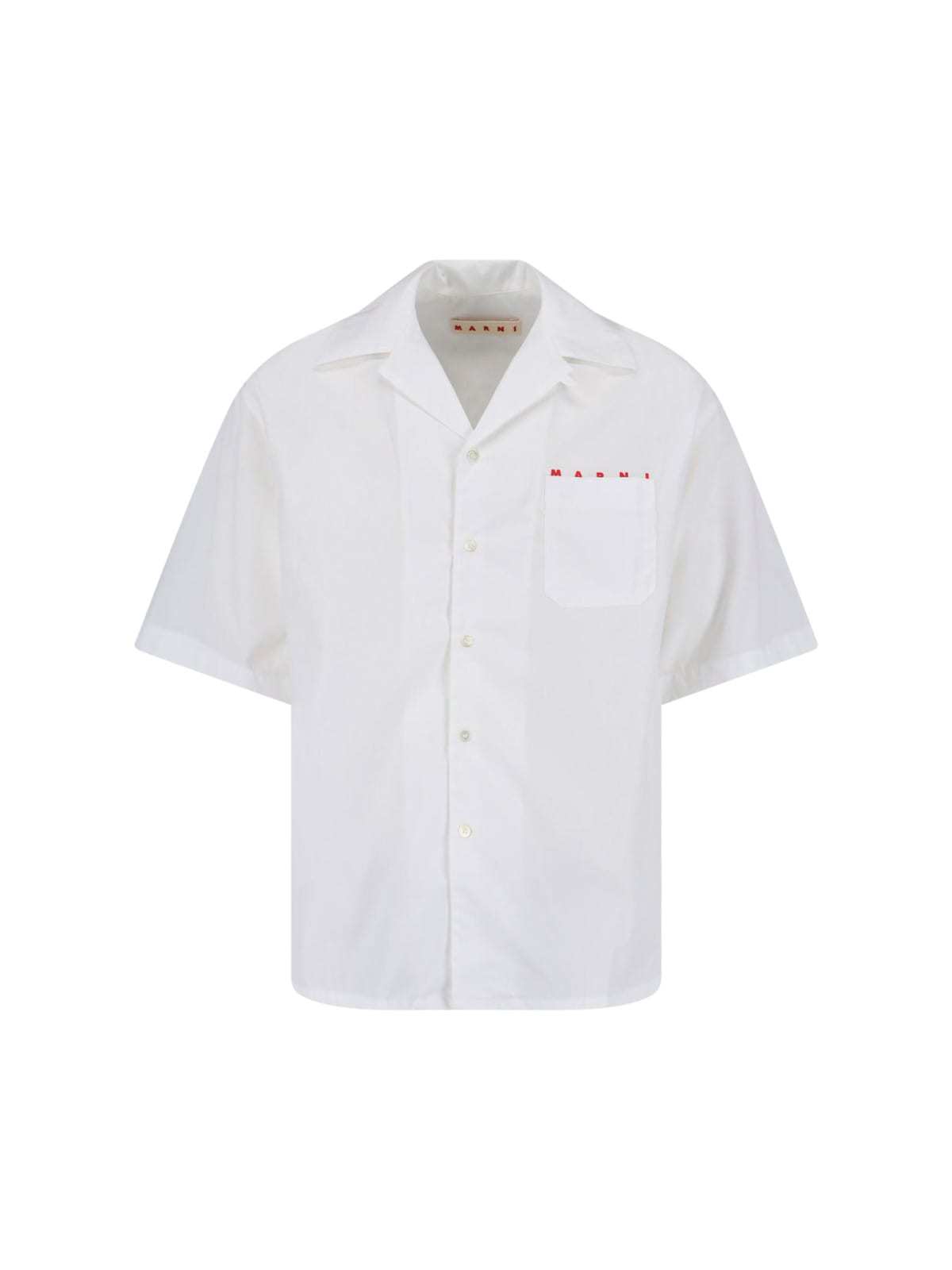 Marni Bowling Shirt - White - Image 1 of 3