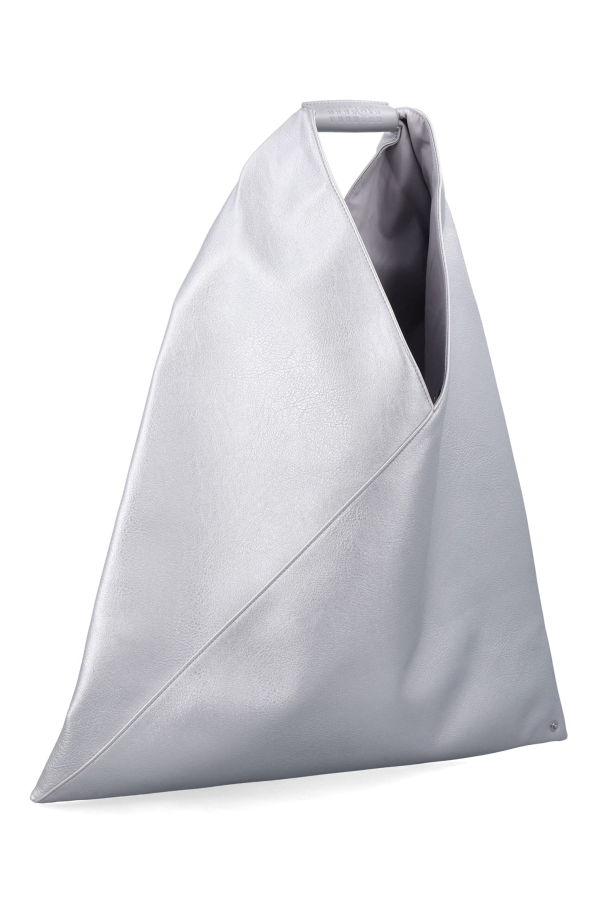 MM6 Maison Margiela Japanese Leather-effect Bag Tote - Silver