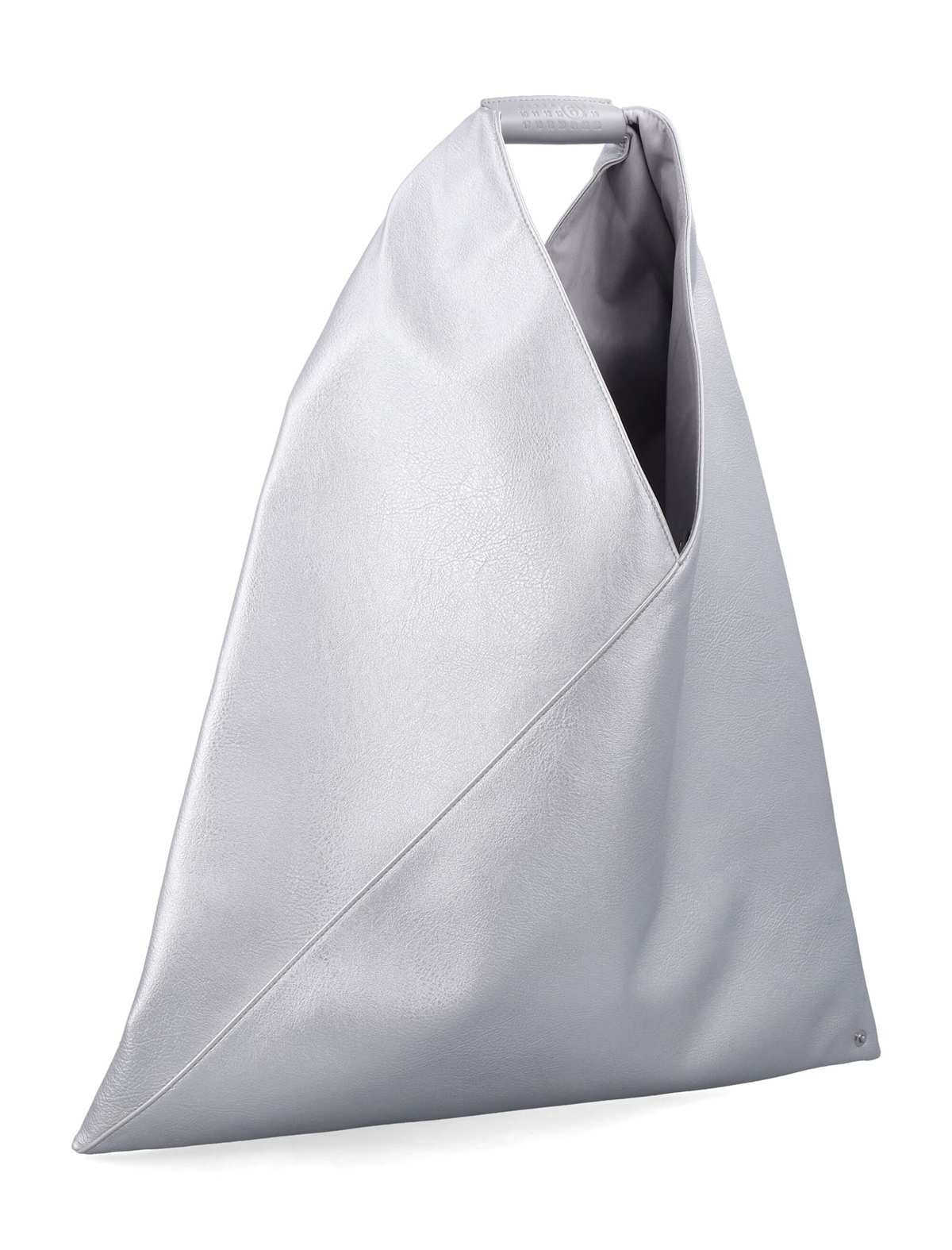 MM6 Maison Margiela Japanese Leather-effect Bag Tote - Silver - Image 2 of 3