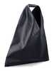 MM6 Maison Margiela Japanese Leather-Effect Tote Bag - Black - Thumbnail 2