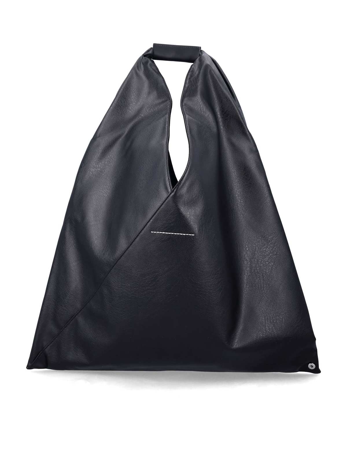 MM6 Maison Margiela Japanese Leather-Effect Tote Bag - Black - Image 3 of 3