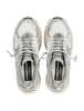Golden Goose Lightstar Mesh And Nappa Sneakers - Grey Silver Black - Thumbnail 2