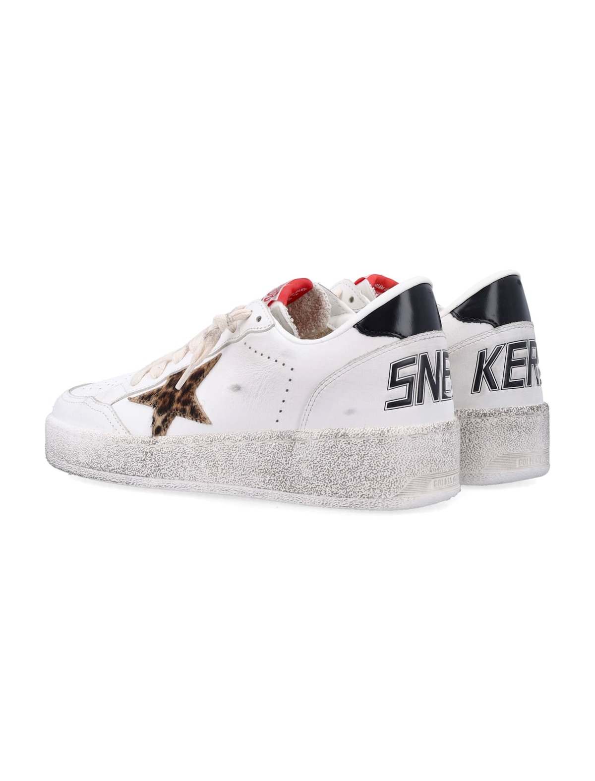 Golden Goose Ball Star Sneakers - White Leo - Image 4 of 4