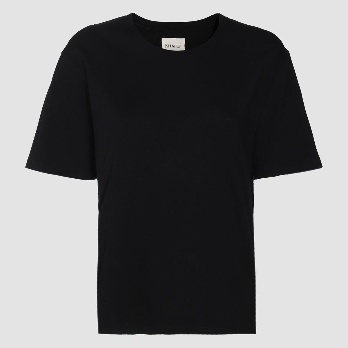 khaite Cotton T-Shirt - Black - Image 2 of 2
