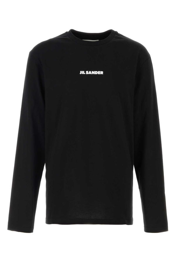 Jil Sander Cotton T-Shirt - Black