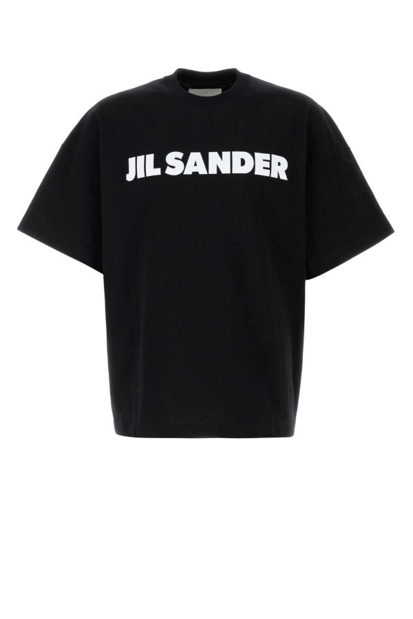 Jil Sander Black Cotton Oversize T-Shirt - Black