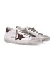 Golden Goose Super-star Glitter Star Sneakers - Milk + Brown Glitter - Thumbnail 3
