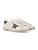 Golden Goose Leather Super-Star Classic Sneakers - Beige Night Blue - Thumbnail 3
