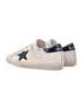 Golden Goose Leather Super-Star Classic Sneakers - Beige Night Blue - Thumbnail 4