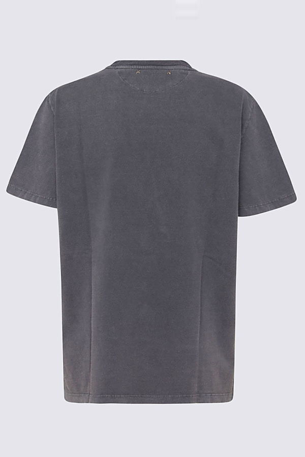 Golden Goose Grey Cotton T-Shirt - Gray