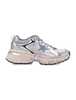 Golden Goose Lightstar Mesh And Nappa Sneakers - Grey Silver Black - Thumbnail 1
