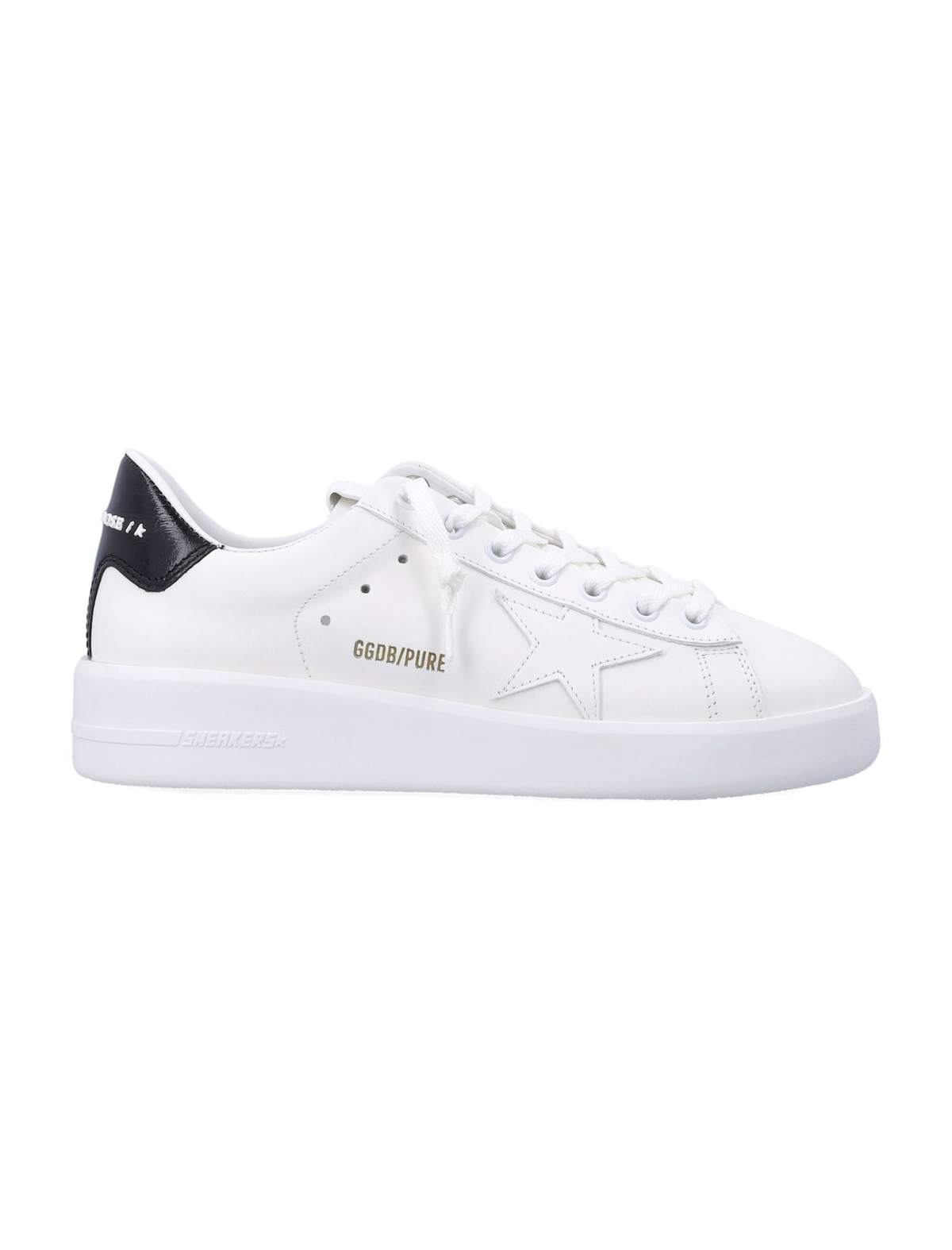 Golden Goose Pure Star Sneakers - White/Black - Image 1 of 4
