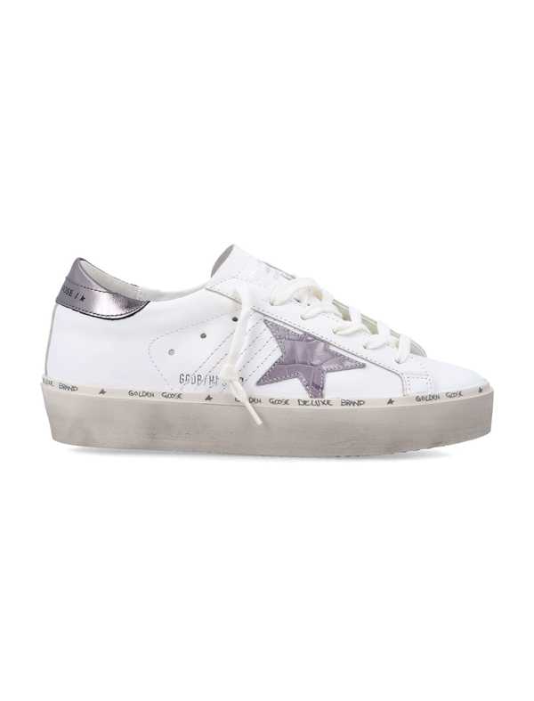 Golden Goose Hi Star Sneakers - White Grey Lillac Golden Goose Hi Star Sneakers - White Grey Lillac