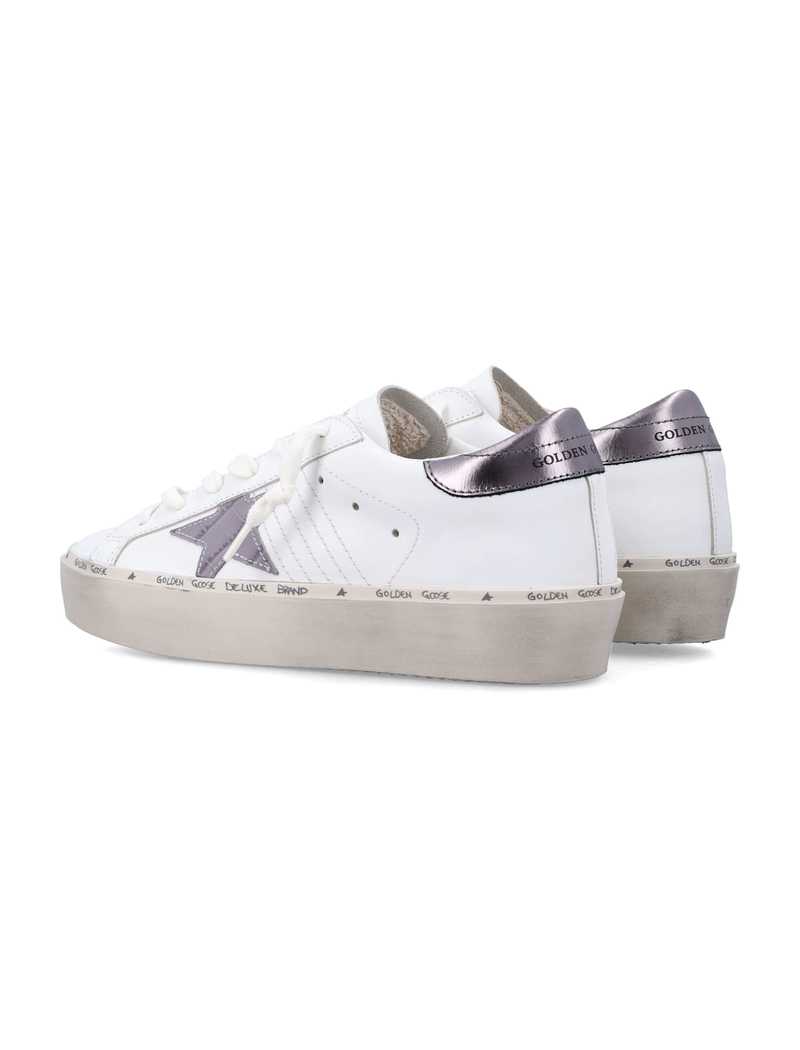 Golden Goose Hi Star Sneakers - White Grey Lillac