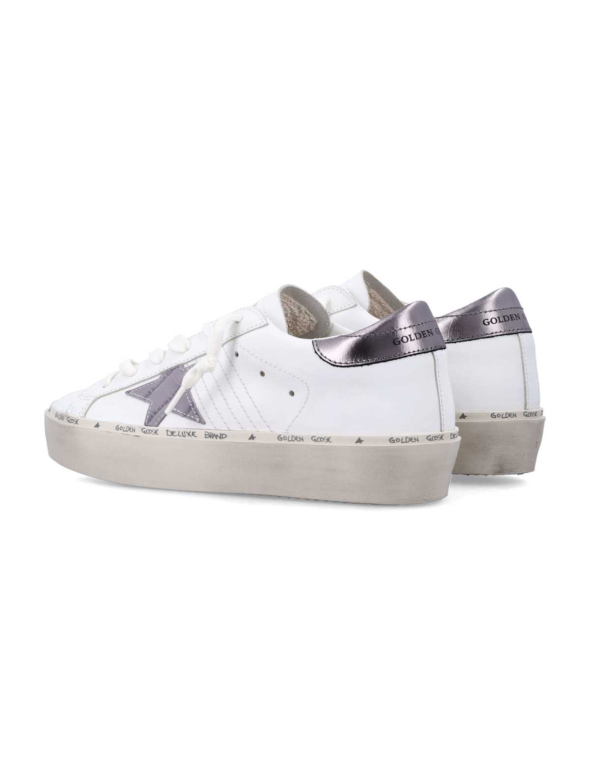 Golden Goose Hi Star Sneakers - White Grey Lillac - Image 4 of 4