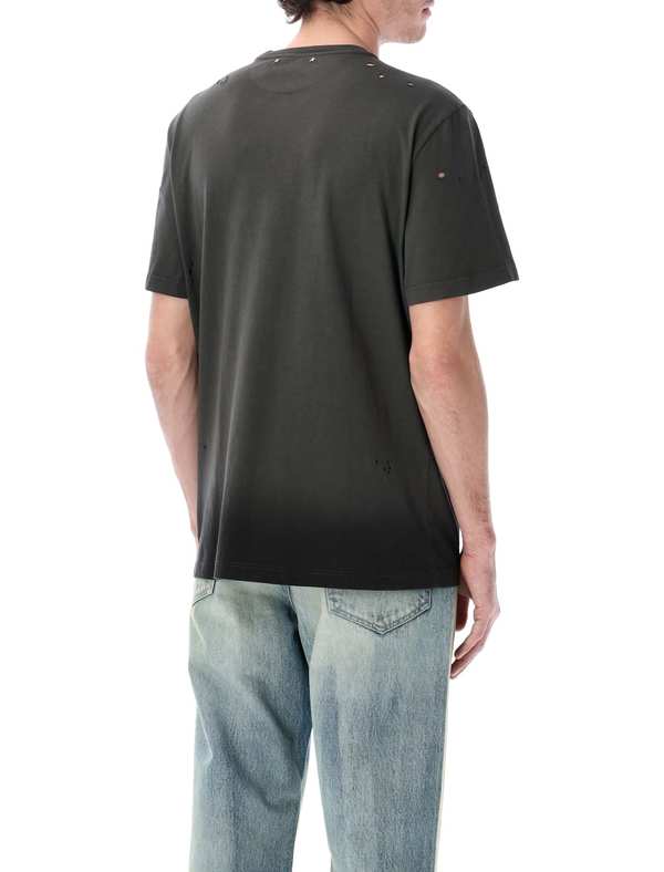 Golden Goose Distressed Heart T-Shirt - Antracite