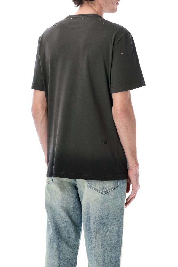 Golden Goose Distressed Heart T-Shirt - Antracite