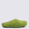 Marni Acid Green Leather Sandals - Acid Green - Thumbnail 1
