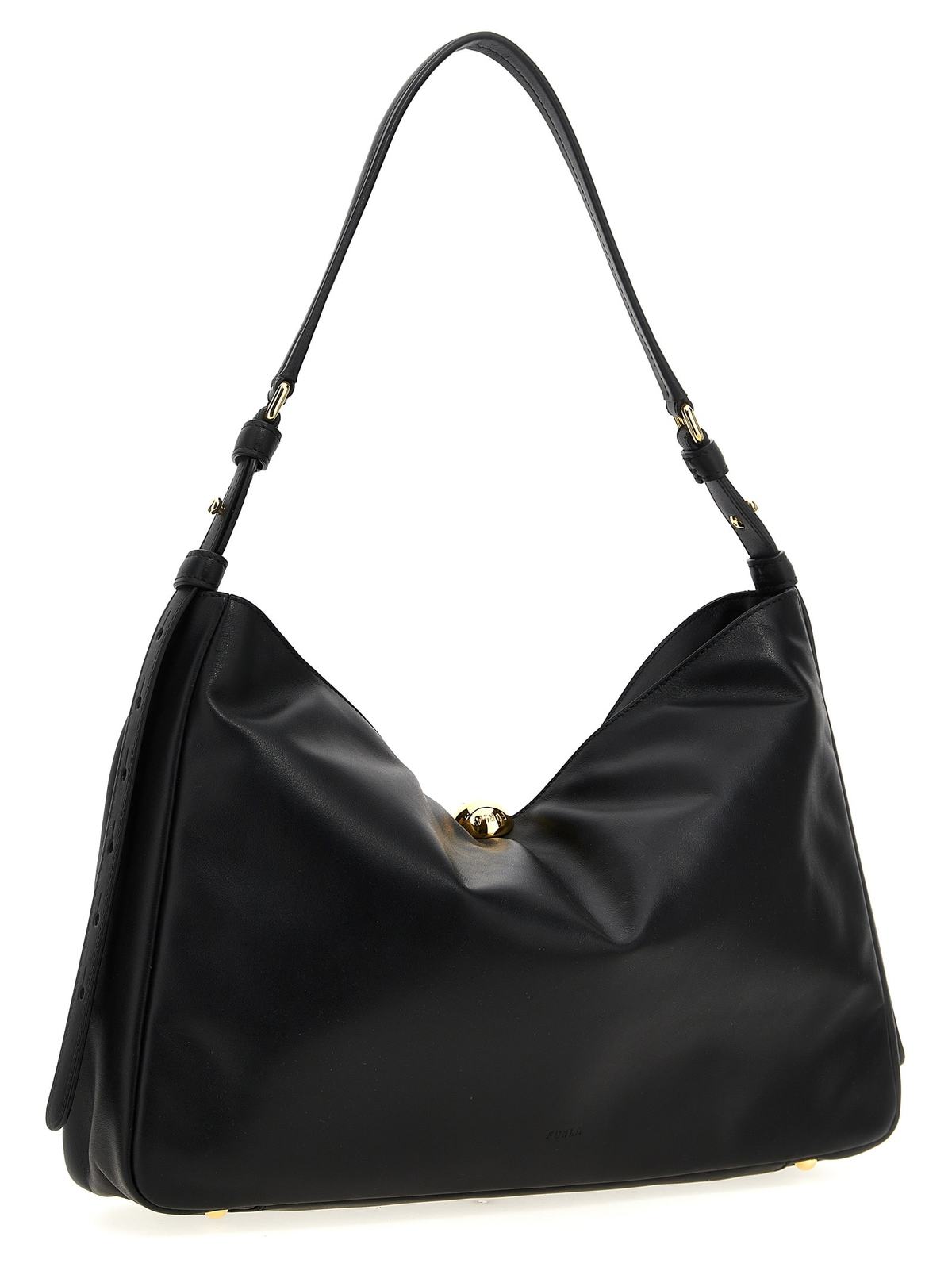 Furla Sfera Soft L Shoulder Bag - Black - Image 2 of 4