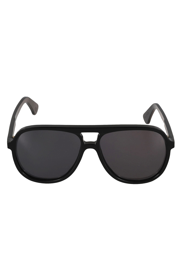 Golden Goose Aviator Thick Sunglasses - Black