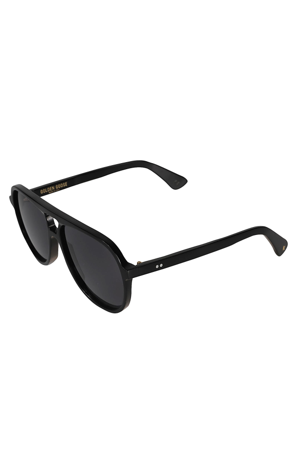 Golden Goose Aviator Thick Sunglasses - Black
