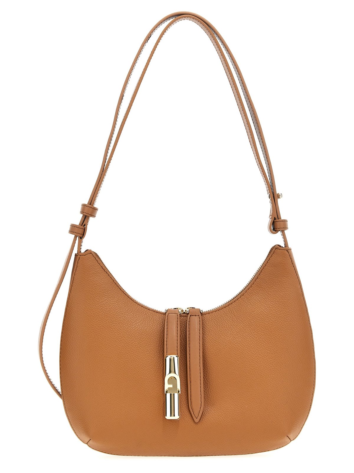 Furla Goccia S Shoulder Bag - Brown - Image 1 of 4