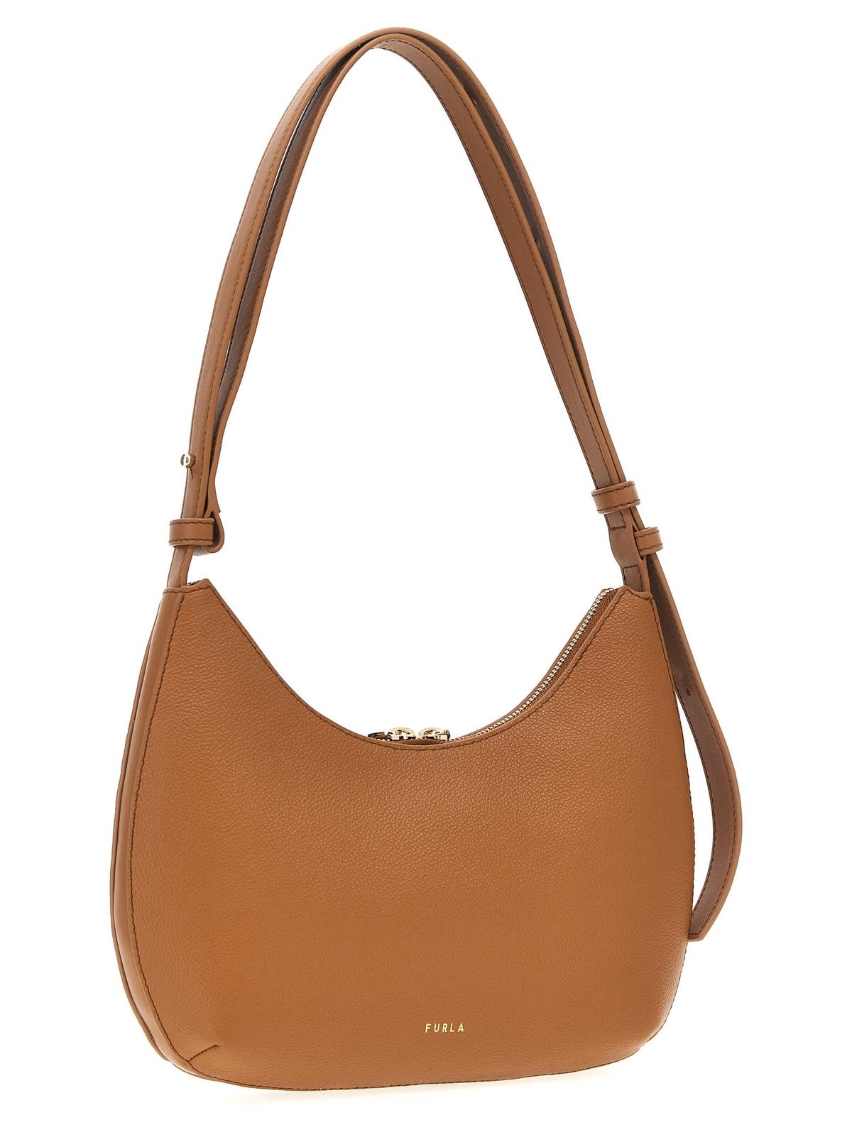 Furla Goccia S Shoulder Bag - Brown - Image 2 of 4