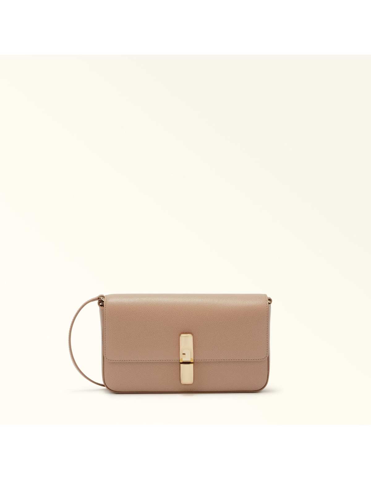 Furla Iride S Leather Bag Clutch - Greige - Image 1 of 5