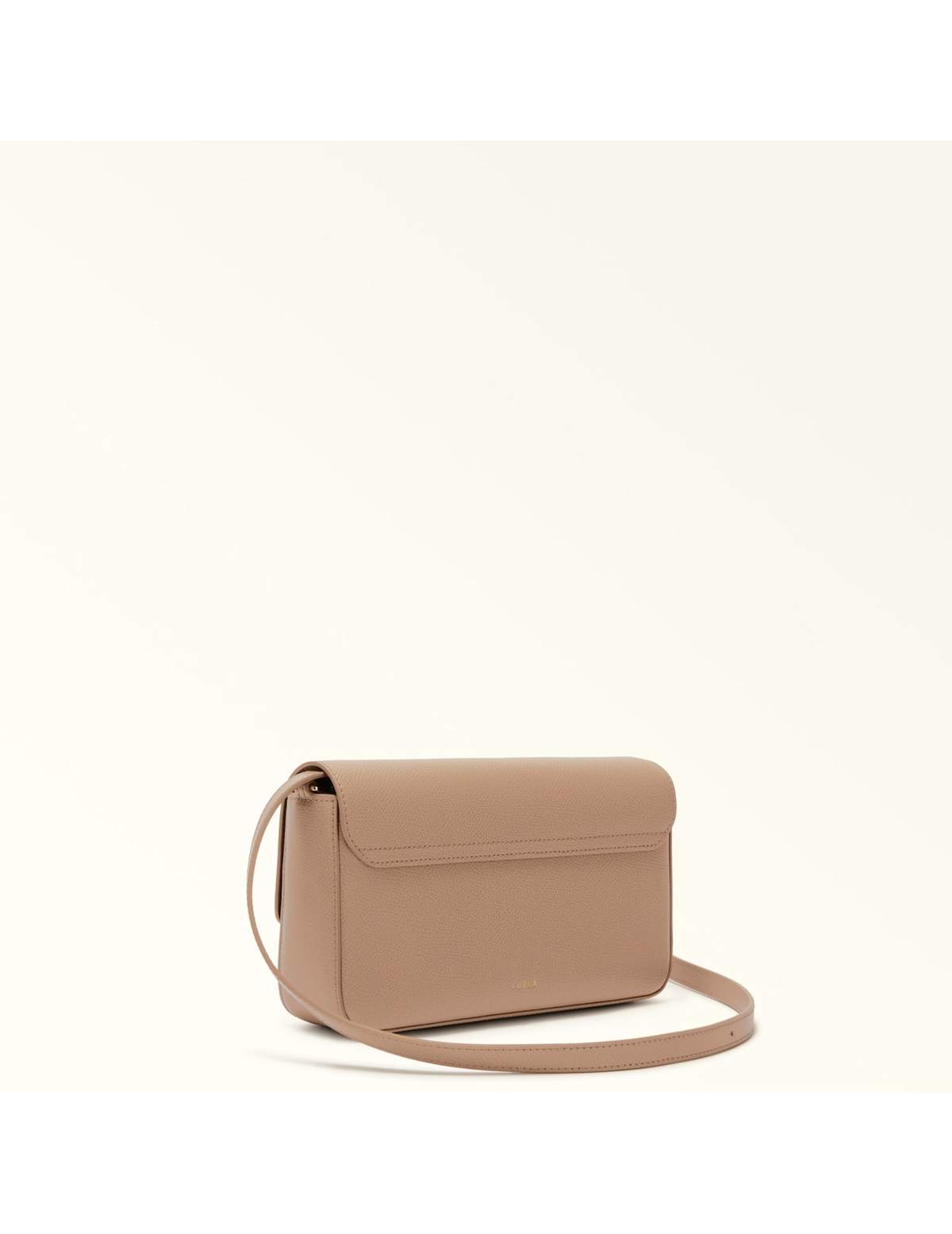 Furla Iride S Leather Bag Clutch - Greige - Image 4 of 5