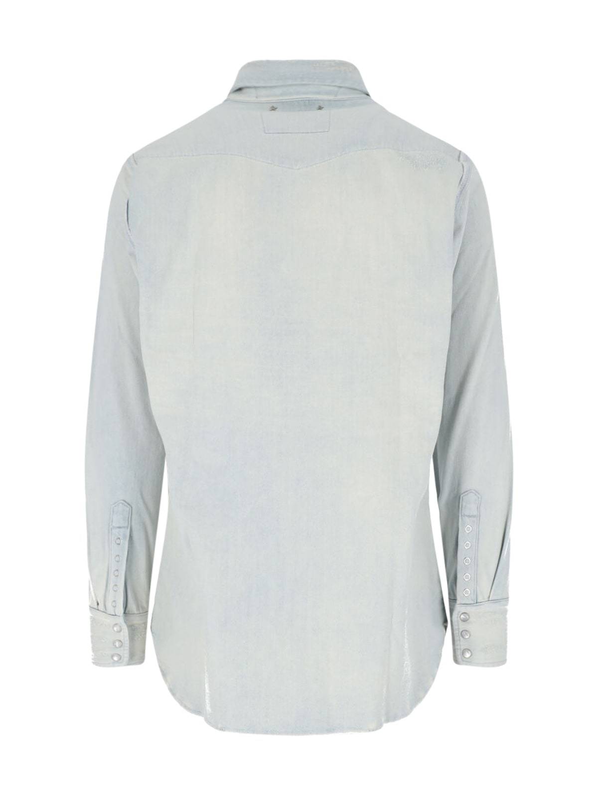 Golden Goose Denim Shirt With Studs Shirt - Blue - Image 2 of 5