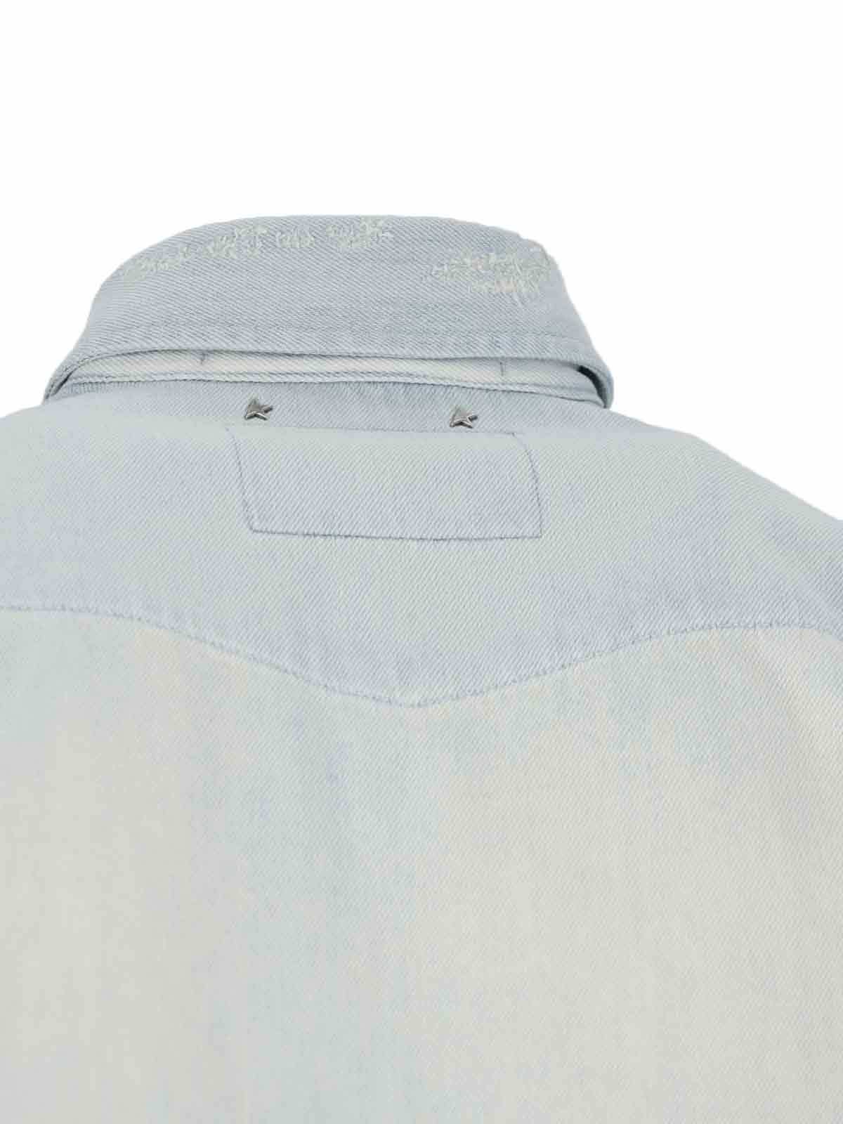 Golden Goose Denim Shirt With Studs Shirt - Blue - Image 3 of 5