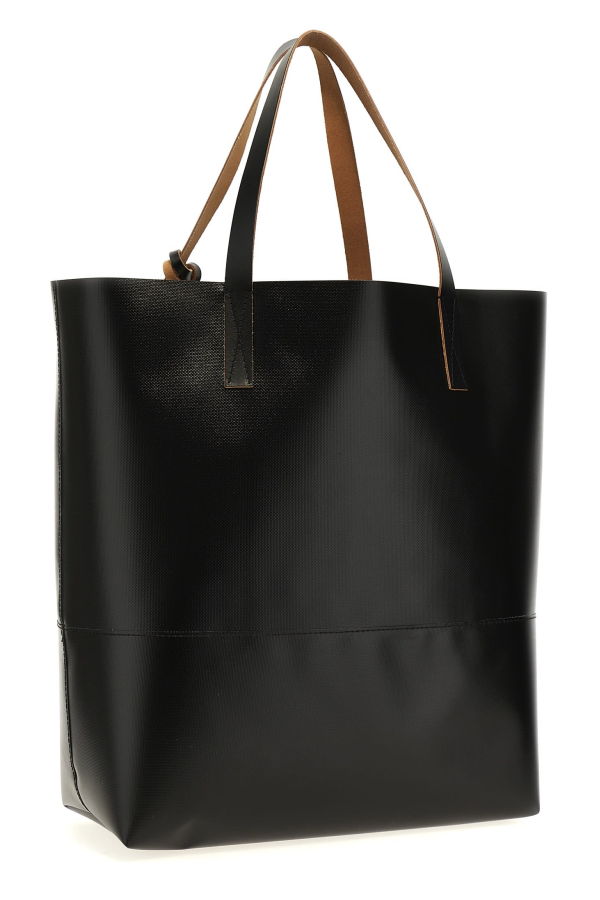 Marni Tribeca Shopping Bag Tote - Black