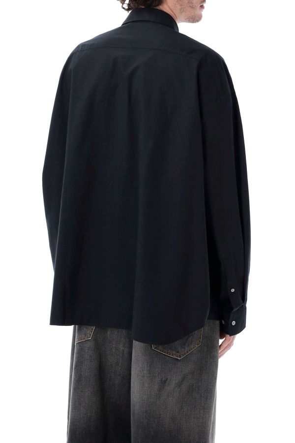 Acne Studios Button-Up Shirt Shirt - Black Grey