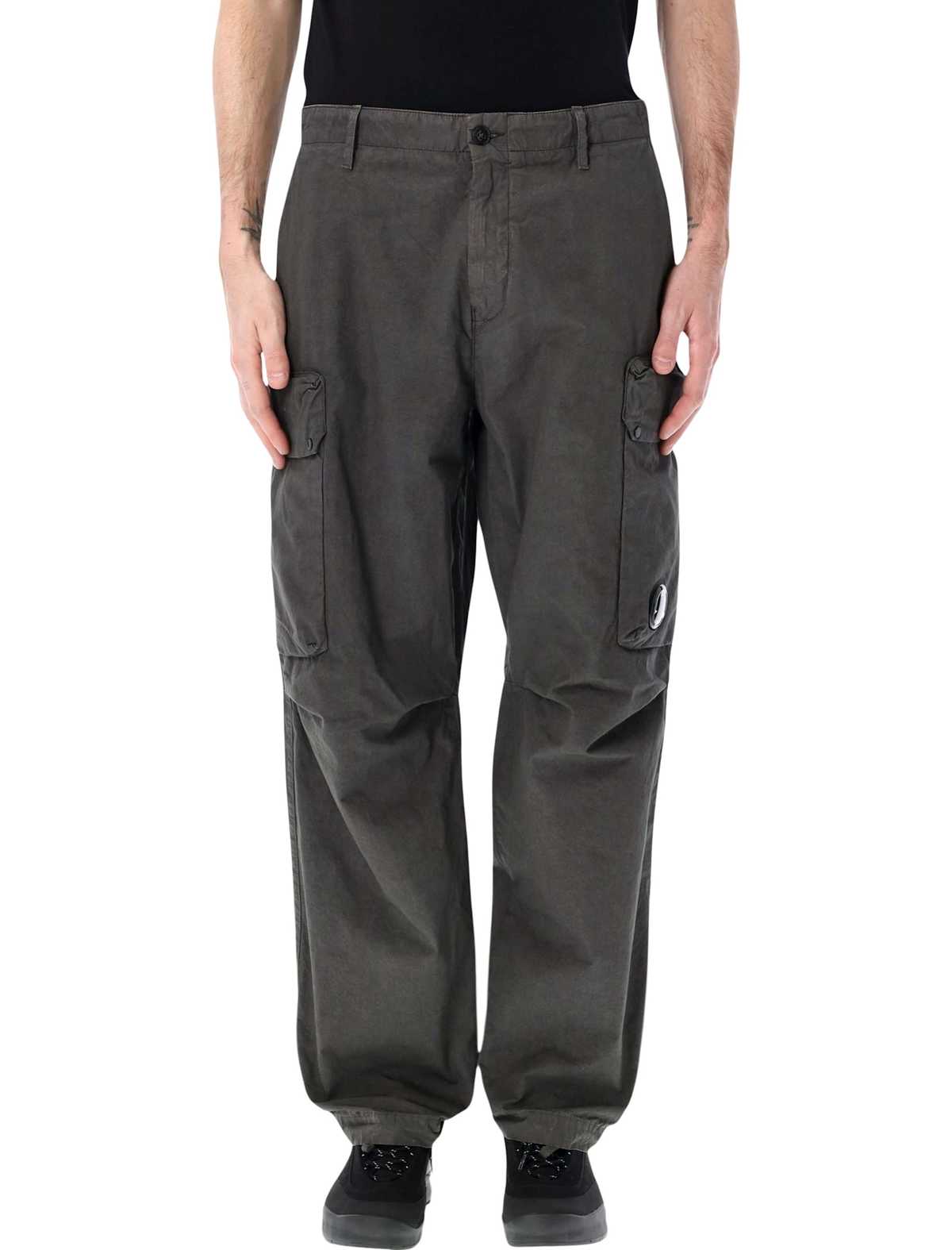 C.P. Company Microreps Fabric Cargo Pants - GUNMETAL - Image 1 of 3