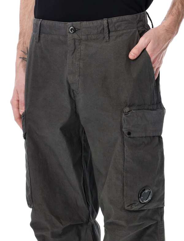 C.P. Company Microreps Fabric Cargo Pants - GUNMETAL