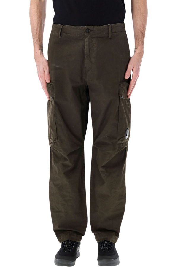 C.P. Company Microreps Fabric Cargo Pants - DK Olive