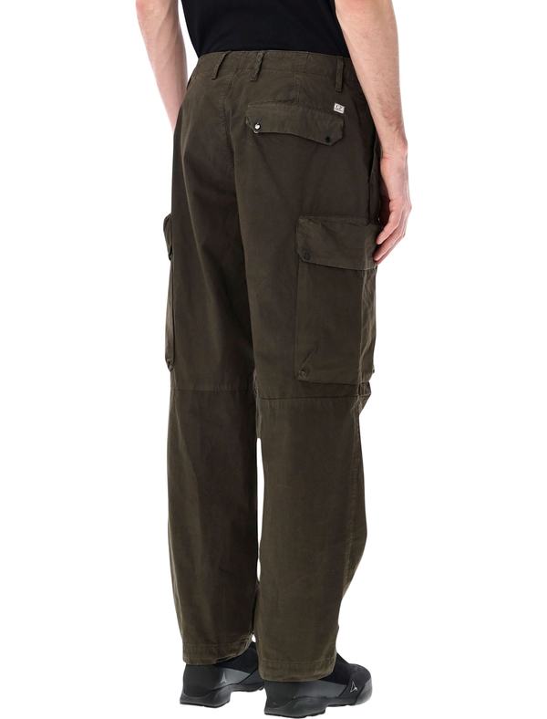 C.P. Company Microreps Fabric Cargo Pants - DK Olive