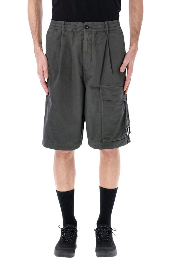 C.P. Company Microreps Cargo Shorts - DK Grey