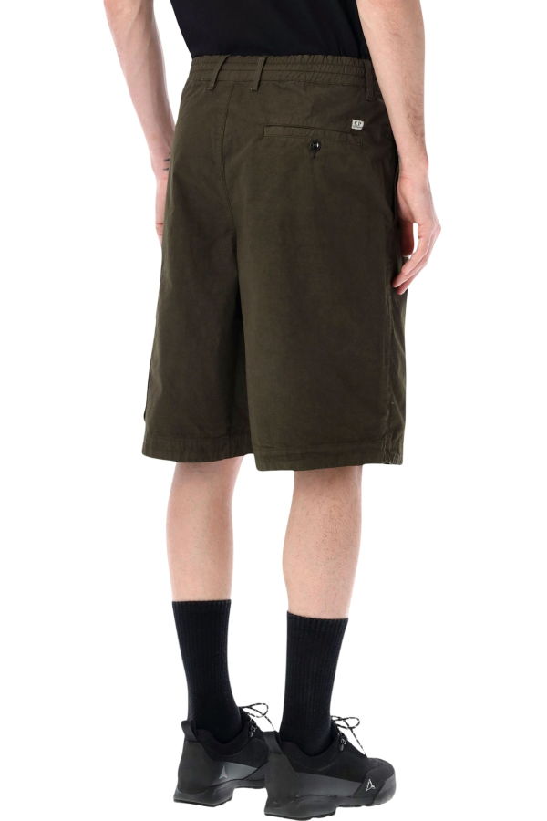 C.P. Company Microreps Cargo Shorts - Dk Olive