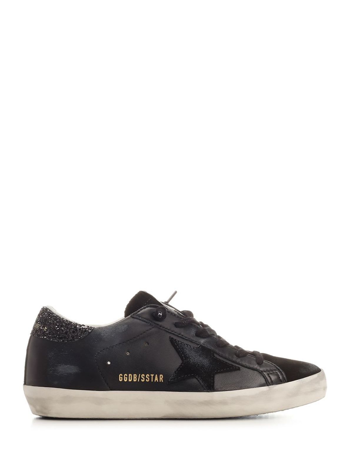 Golden Goose Super-Star Sneakers - Black - Image 1 of 5