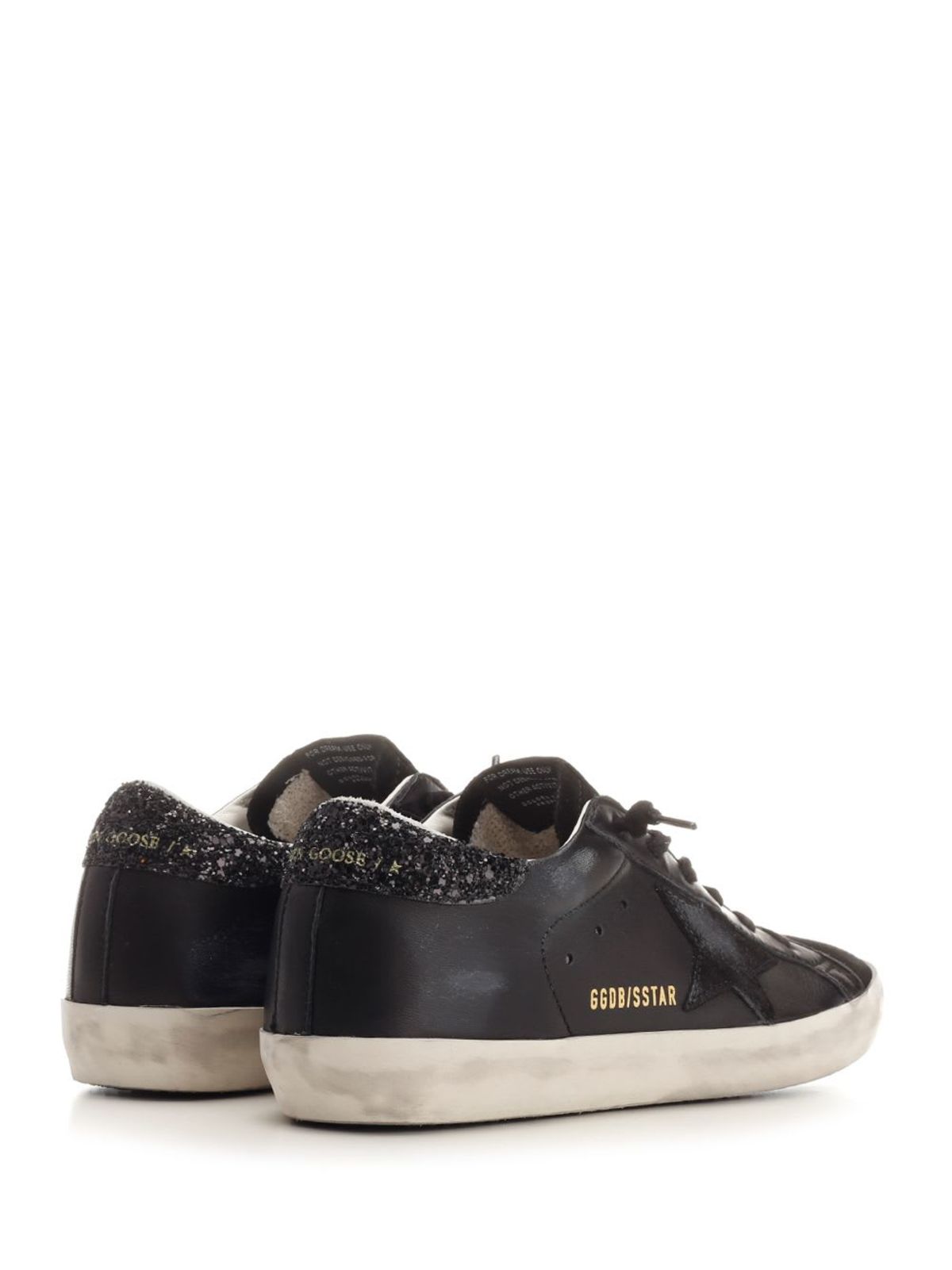 Golden Goose Super-Star Sneakers - Black - Image 3 of 5