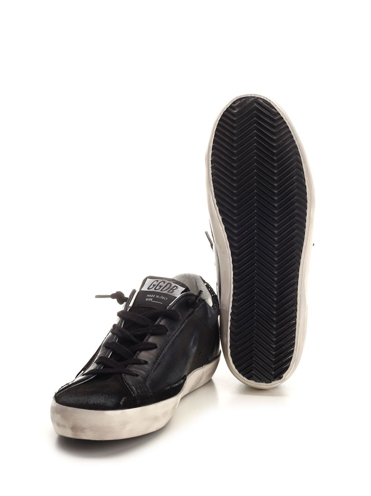 Golden Goose Super-Star Sneakers - Black - Image 5 of 5