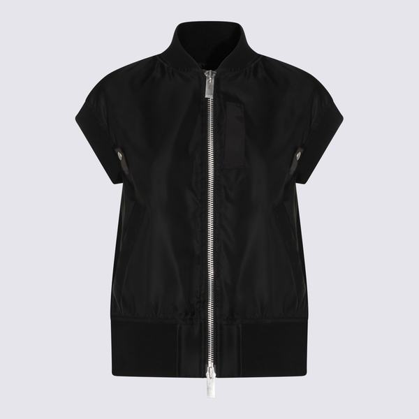 sacai Black Casual Jacket - Black