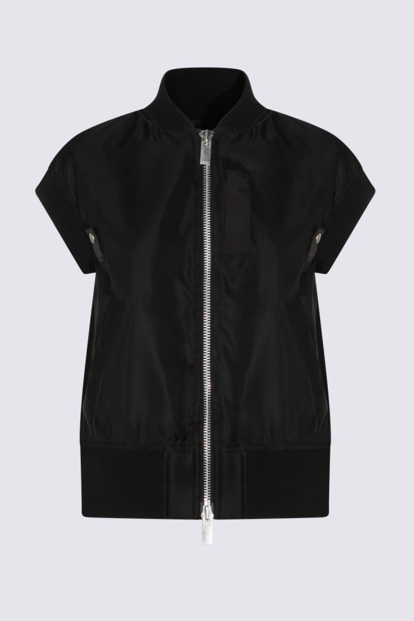 sacai Black Casual Jacket - Black
