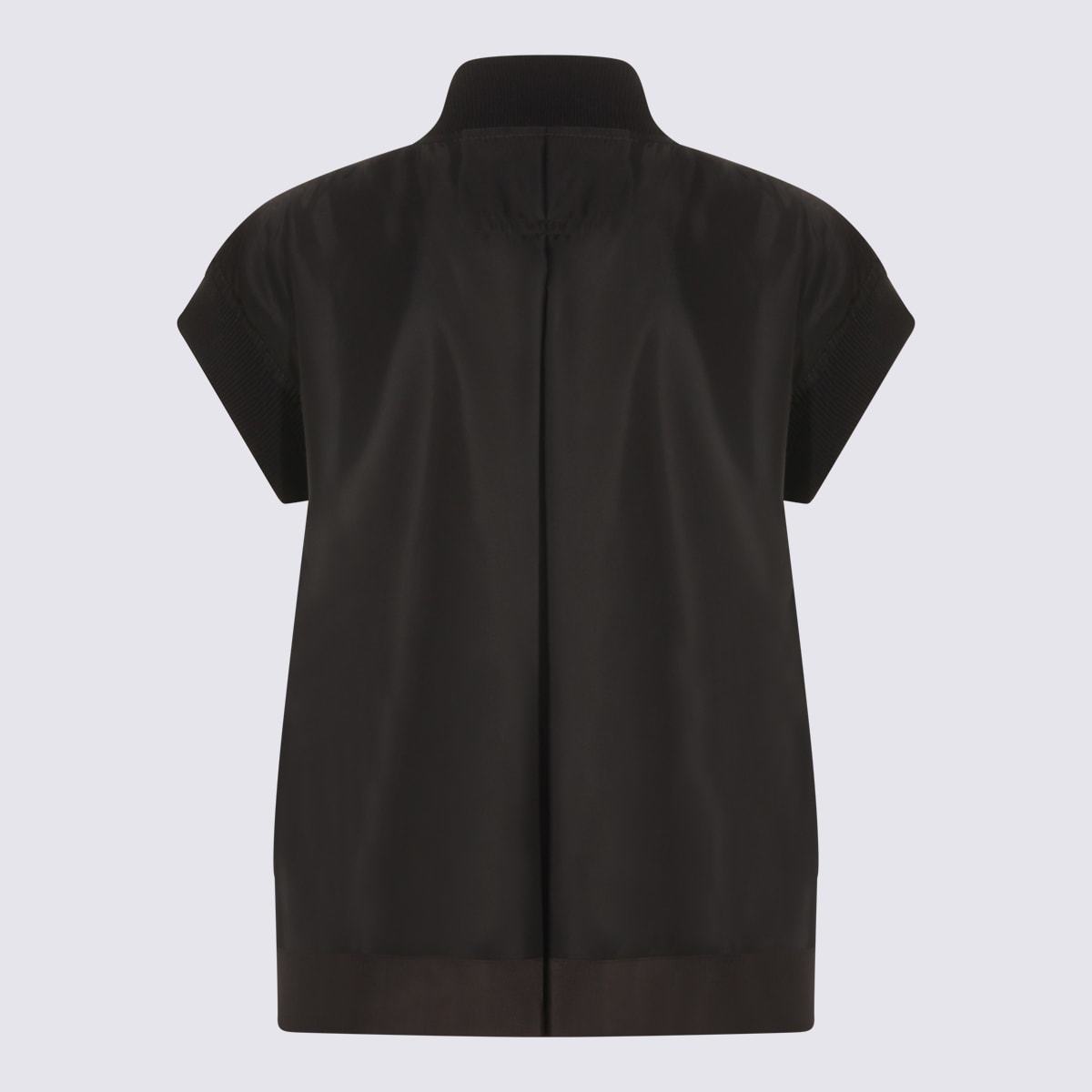 sacai Black Casual Jacket - Black - Image 2 of 4